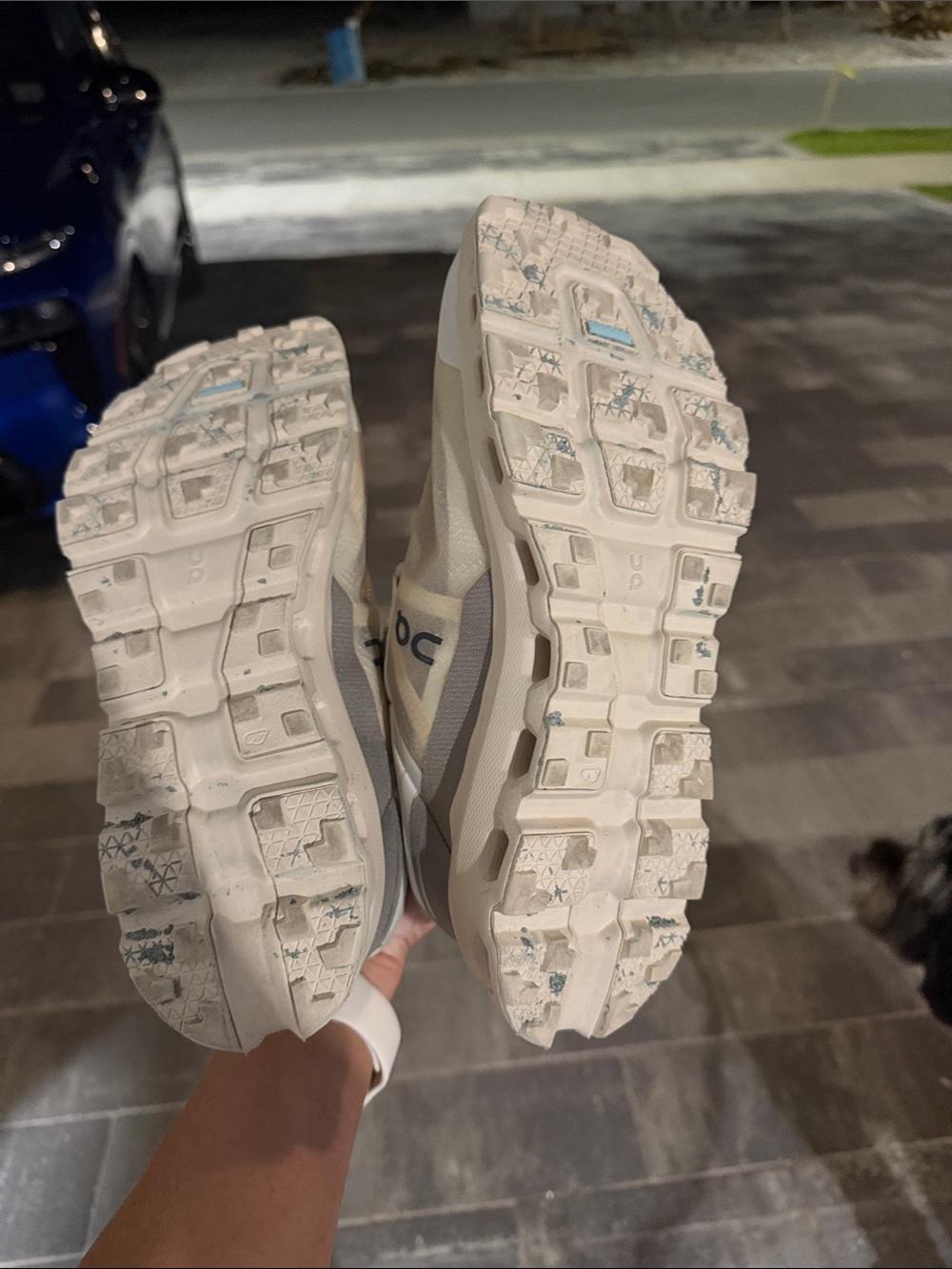 ON Cloudmonster Women's Athletic Shoe in Beige - Picture 2 of 3